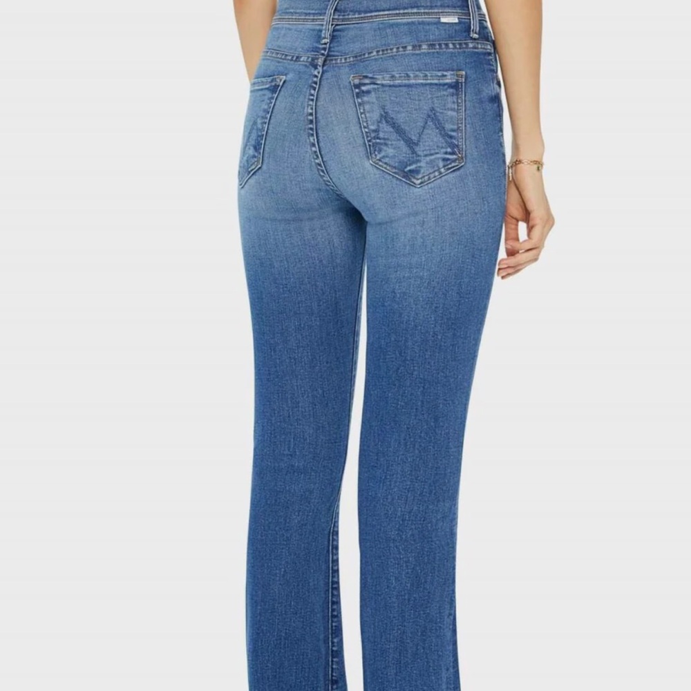 Stylish Mother Denim Jeans the cruiser sneak fray in hike hike baby size 27